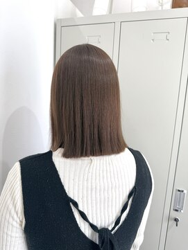 ボクノ 6号店 大橋(bokuno) 【 chika 】髪質改善縮毛矯正 / 大人女性 / 白髪ぼかし