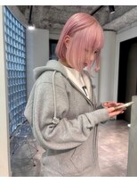 リンドトウキョウ ウメダ(LINDO TOKYO)&nbsp;梅田/大阪/くすみベージュ/ピンクヘアー/ダブルカラー/ブリーチ