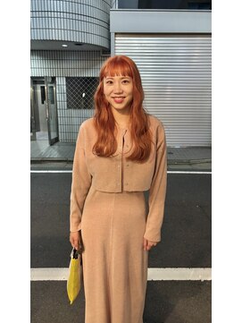 フランチェスカ(Francesca) オレンジベージュ　ブリーチカラー