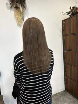 リベストバイジェービー 稲毛(li best. byjb) ピンクベージュ/アンブレラカラー/イメチェン/前髪[稲毛/稲毛駅]