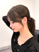 ディジョン 自由ヶ丘(Dijon)&nbsp;韓国顔まわりレイヤーカットグレージュオリーブベージュブラウン