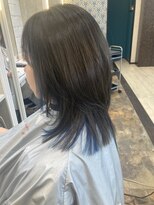 クイーンズゲート RITZ店(Queens's gate)&nbsp;レイヤーボブ×インナーカラー