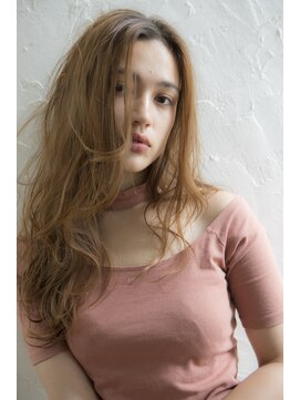 ミエル ヘア 新宿(miel hair) 【mielhair新宿】大人ルーズなかき上げロング