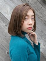 ルティア(Lutia) 簡単ヘアセット 内巻きボブ センターパート ☆