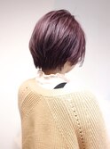 ピンクシルバーショート