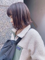 ブラウン ナカノ(BROWN nakano) 切りっぱなしボブ ブラウンベージュ