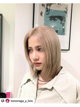 ルイス(L'wis) lol エルオーエル hibiki ホワイトブロンド　代表朝長