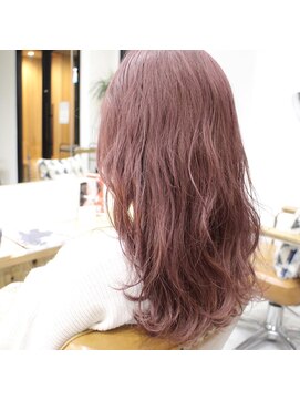 デコヘアーフラッペ(DECO HAIR frappe) 冬カラーはとことん可愛く！なみなみウェーブ×ピンクラベンダー