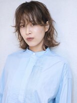 カナン 銀座(CANAAN)&nbsp;ゆるウェーブ　プチウルフ　前髪カット