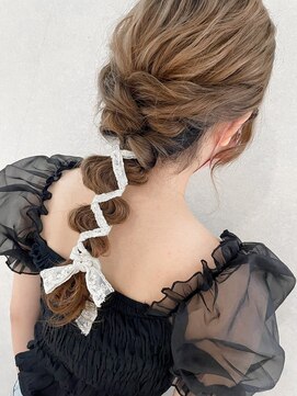 ランガリ ヘアアンドスパ(Rangali Hair&Spa) 紐アレンジ、ヘアアレンジ