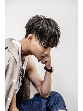 ファイン 美容室 深川店(FINE) 20代30代30代メンズフェザーマッシュ束感アッシュ好感度