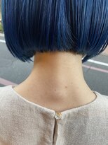 マウロア(MAULOA)&nbsp;ボブ　ブルーカラー　stylist. 浅田　昌宏