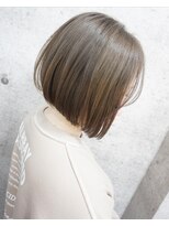 ヘアテリア リュウ 大塚(hair teria ryu) 低明度ミルクティベージュ/ミニボブ