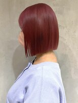 アイティーバイアルバム 下北沢店(IT by ALBUM)&nbsp;ピンクボブ_外ハネボブセクションカラーペールベージュ_ba387071