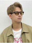 アップバングショートレイヤーフェードツーブロック刈り上げ