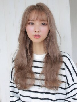 アグ ヘアー ブライト 沼津店(Agu hair bright) 《Agu hair》ハイトーン×ミストバングで最旬トレンドロング