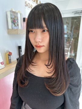 デコラソラン 本川越(DECORA SORAN) 韓国風☆ザクザクレイヤースタイル