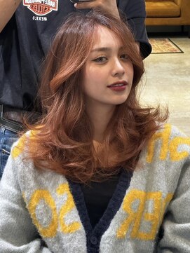 メリー オオサカ(Merly Osaka) 秋似合うオレンジカラー_autumn orange brown_