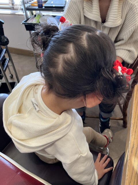 七五三ヘアアレンジ