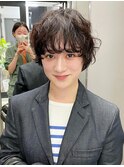ショートヘア/ハンサムショート/ショートパーマ