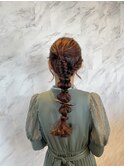 結婚式お呼ばれヘアアレンジ