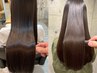 【初回お試し価格☆】CUT+シルクカラー+髪質改善トリートメント ￥19400