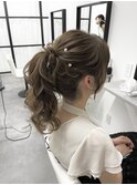 高めポニーテール