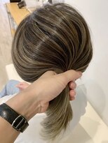 ジュイール 富士見ヶ丘(jouir)&nbsp;ミルクティーベージュダブルカラーケアブリーチグレージュ40代