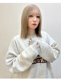 ホワイトブロンド＿ブリーチ＿ハイトーン