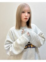 ダスティ穂高店&nbsp;ホワイトブロンド＿ブリーチ＿ハイトーン