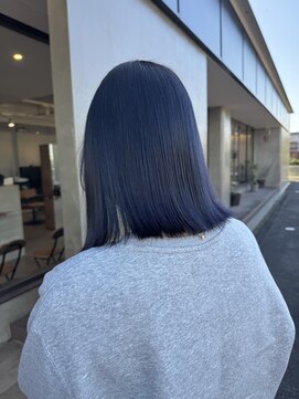 トテ(tote.) 透明感ネイビーブラック暗髪グレーブルージュ