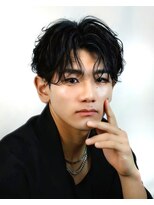 レジット メンズ ヘアサロン(LEGIT MEN's HAIR SALON) 波打ちセンターパート