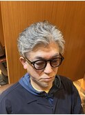 銀座　理容室　毛流れパーマ　ナチュラルパーマ