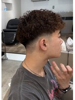 メンズバイココテラス 豊中(men's by cocoterace) プードルパーマ/メンズパーマ/フェードカット