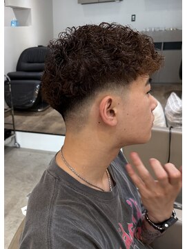 メンズバイココテラス 豊中(men's by cocoterace) プードルパーマ/メンズパーマ/フェードカット