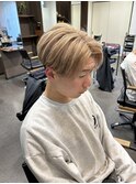 憧れる外国人風ブランドブリーチカラー！センターパート