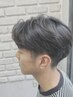 メンズカット+フェザーパーマ+プレtr￥13990→