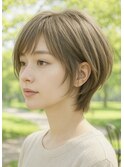 20代30代40代50代◎大人可愛い丸みショートレイヤー
