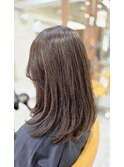 白髪ぼかしハイライト