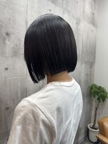 カーキヘアリンク(khaki hair link)&nbsp;すとんと切りっぱなしボブ