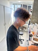 メンズサロン キング 高槻店(Men’s salon K!ng)&nbsp;ホワイトメッシュ/ツイスト/ツイスパ/パーマ/メンズ/眉毛