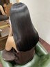 【新規】髪質改善ストレート+カット+クイックトリートメント