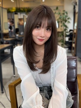 コート 表参道(Cote) 美髪レイヤーカット／顔まわりレイヤー／ロングレイヤ 一/前髪