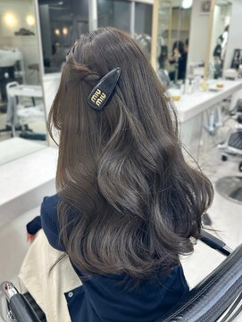 ベル 新宿店(Vel) 秋冬乾燥パヤ毛対策/美髪縮毛矯正/髪質改善/オリーブグレージュ