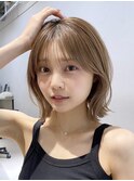栗原瑞稀　幼く見えない大人ボブヘア
