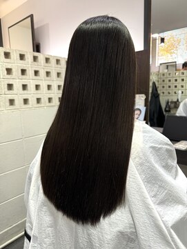 黒髪/クラゲヘアー/オリーブグレー/小顔/ココアベージュ/茨木 