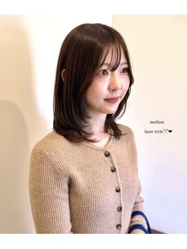 layer cut◎medium style