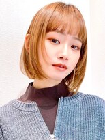 セイドット オモテサンドウ(Say. omotesando) Say.ボブレイヤーヘーゼルグレージュアッシュブロンド表参道青山