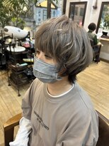 ギフト ヘアー サロン(gift hair salon)&nbsp;デザインカラー×ショートウルフ