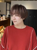 g r a i n canvas. 川崎/ショート/ボブ/髪質改善【グレイン】【5月1日~(予定)】 マッシュショート シルキーベージュ 窪田